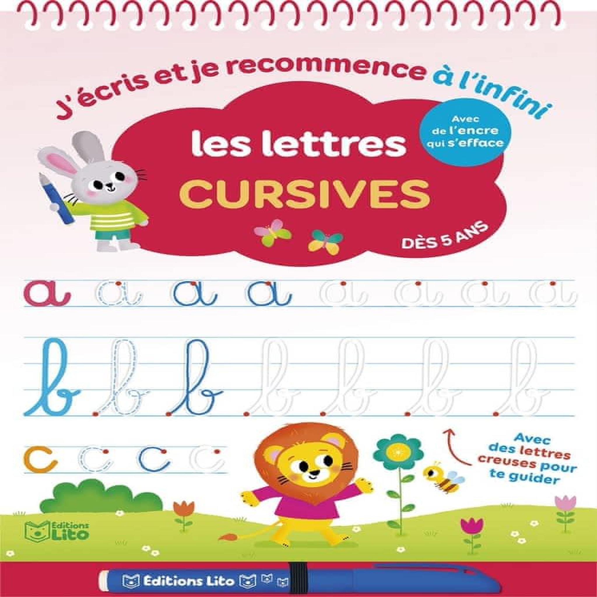 LES LETTRES CURSIVES. AVEC 1 CRAYON A ENCRE, Jacqué Isabelle