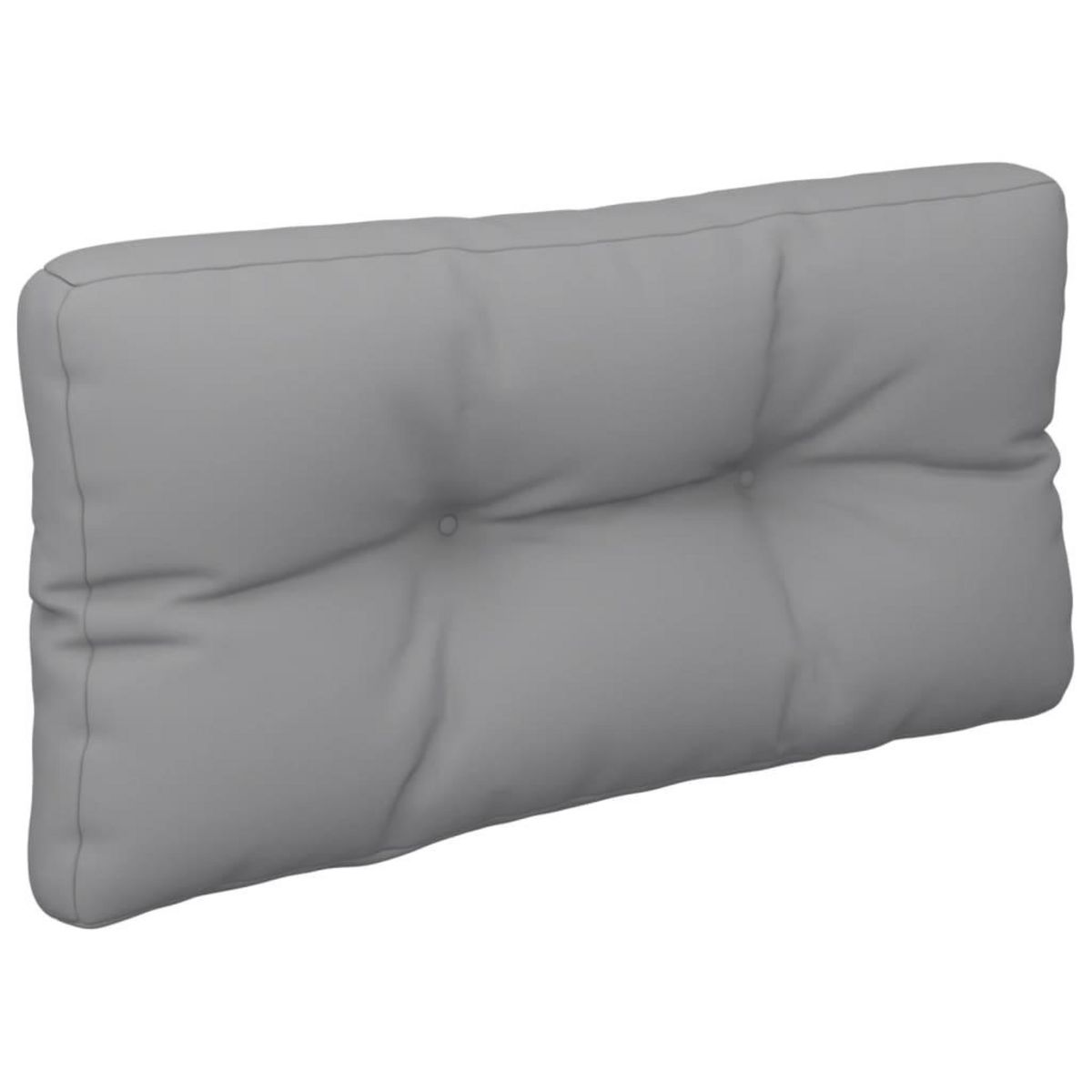 VIDAXL Coussins de palette lot de 2 gris tissu