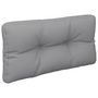 Voir la diapositive 5 : VIDAXL Coussins de palette lot de 2 gris tissu