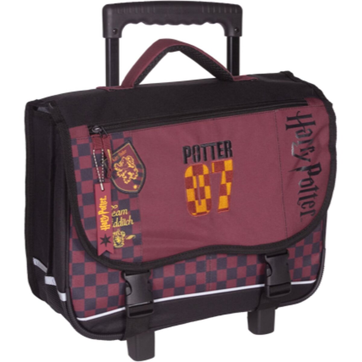 HARRY POTTER Cartable roulettes 38 cm bordeaux