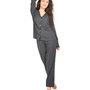 Voir la diapositive 1 : Sensei Maison Pyjama uni chambray femme MILA