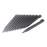 Nortene Lot de 10 piquets d'ancrage Etik Fix anthracite - PP pour bordure ETIK BORDURA