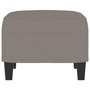 Voir la diapositive 4 : VIDAXL Repose-pied Taupe 60x50x41 cm Tissu