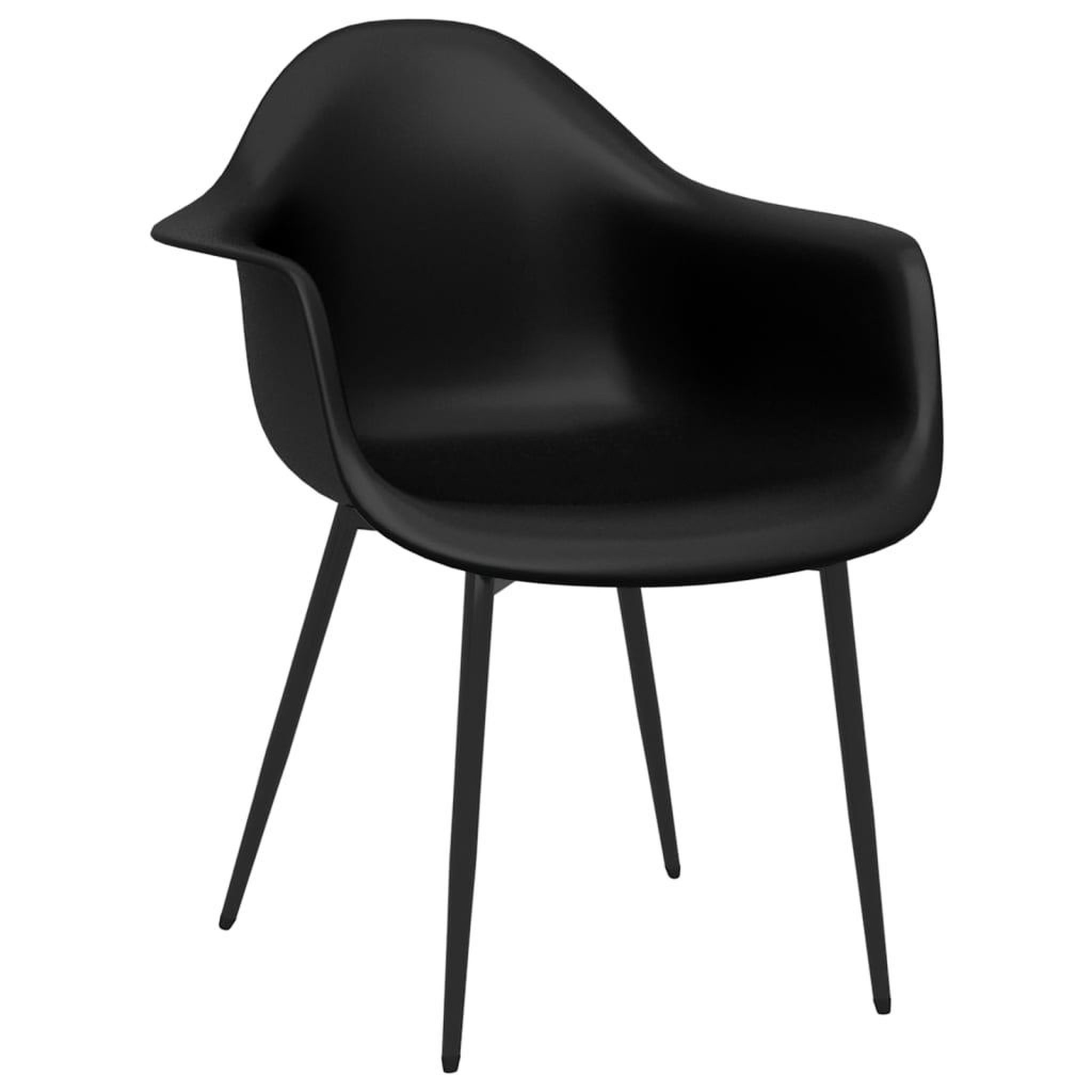 Voir la diapositive 3 : VIDAXL Chaises a manger lot de 6 noir PP