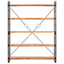 Voir la diapositive 2 : VIDAXL Bibliotheque a 5 niveaux 140x30x180 cm Bois d'acacia solide