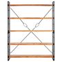 Voir la diapositive 2 : VIDAXL Bibliotheque a 5 niveaux 140x30x180 cm Bois d'acacia solide