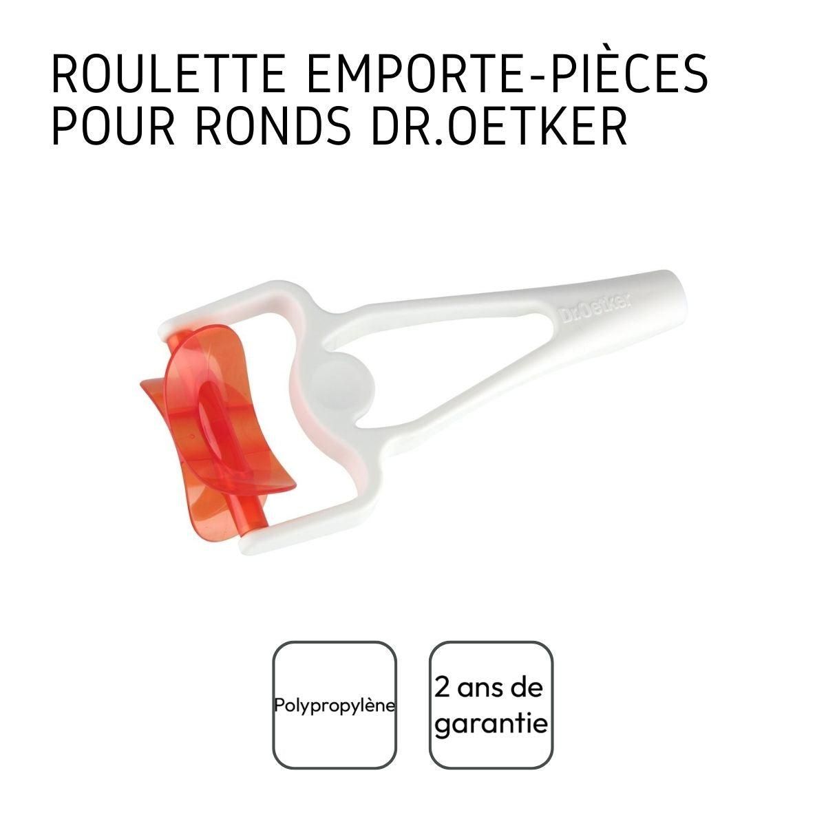 DR.OETKER Rouleau découpe pâte 14 cm Dr.Oetker Baker Edition