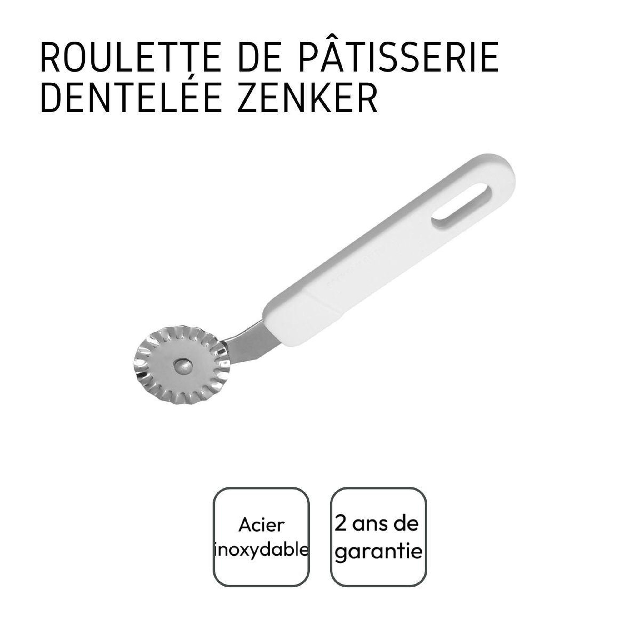 Voir la diapositive 4 : ZENKER Roulette découpe pâte 16 cm zenker smart pastry