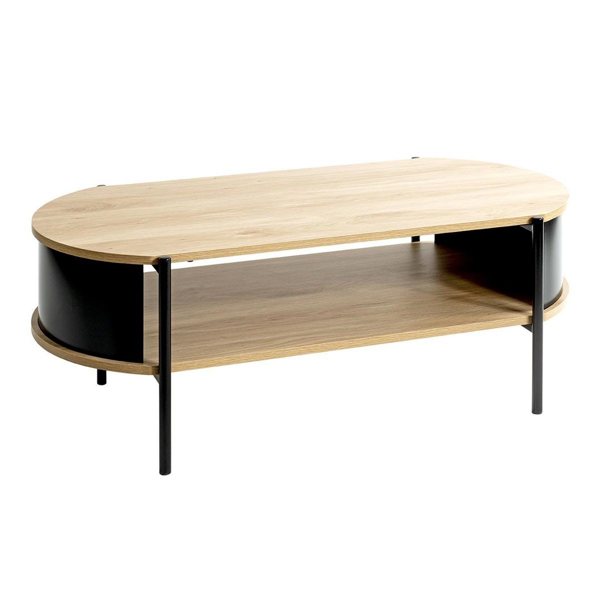 Paris Prix Table basse design  morphee  100cm naturel & noir