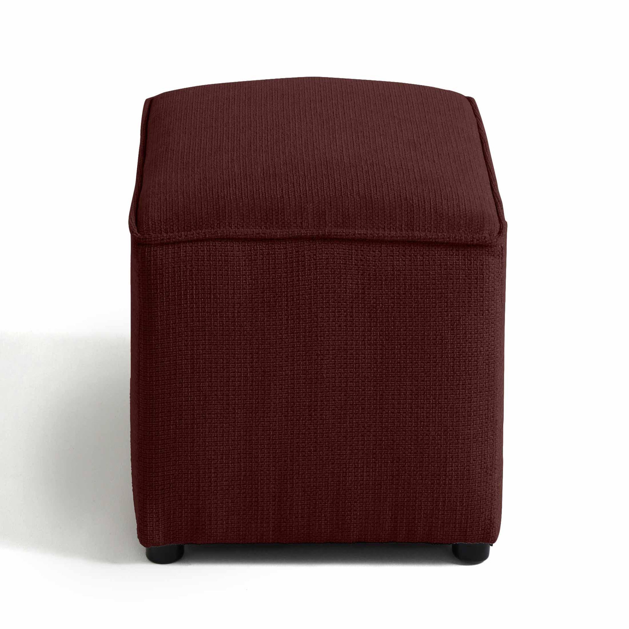 Voir la diapositive 3 : BEST MOBILIER Canopy - pouf - en tissu texturé