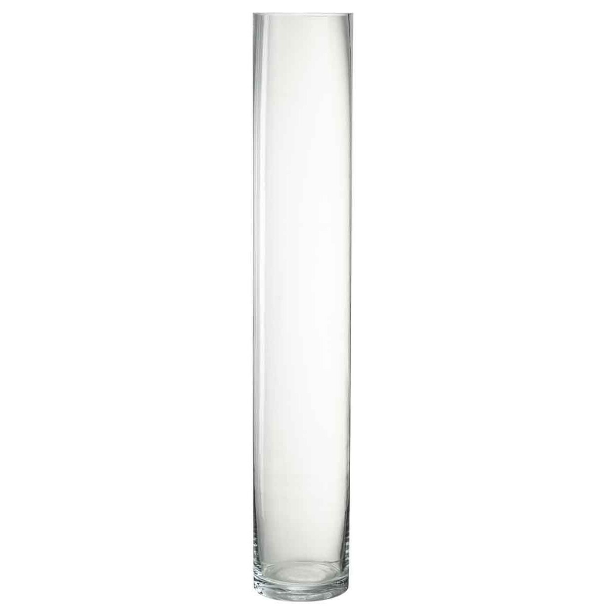 J-LINE Vase design en verre  vola  60cm transparent