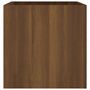 Voir la diapositive 3 : VIDAXL Jardiniere Chene marron 40x40x40 cm Bois d'ingenierie