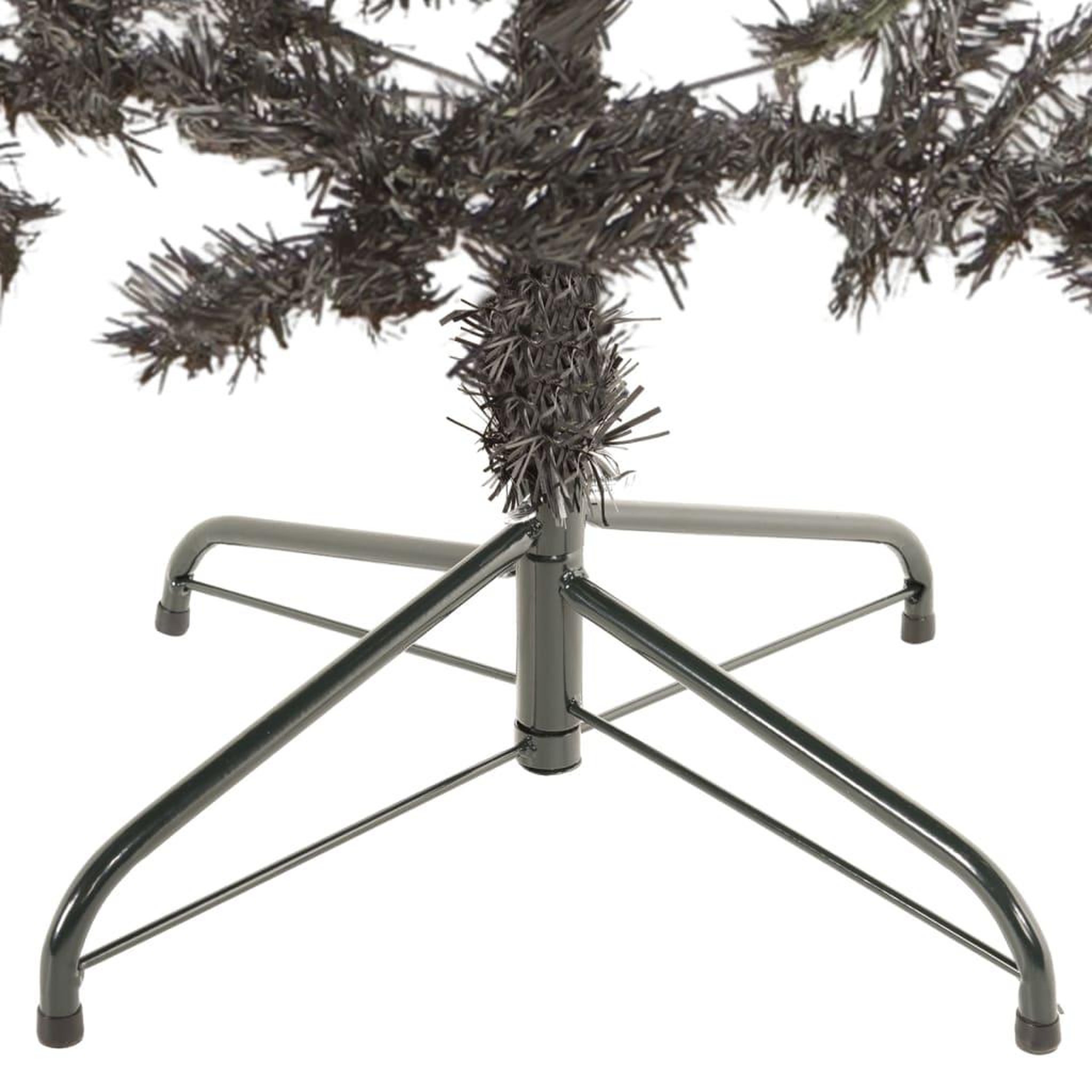 Voir la diapositive 3 : VIDAXL Sapin de Noël etroit Noir 180 cm