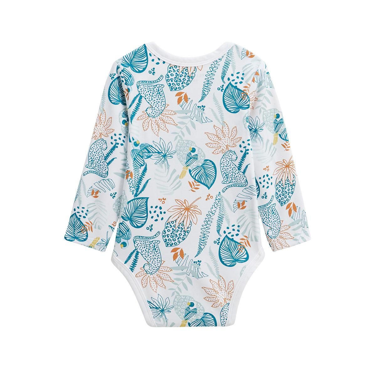 Petit Béguin Lot de 2 bodies bébé manches longues Roméo