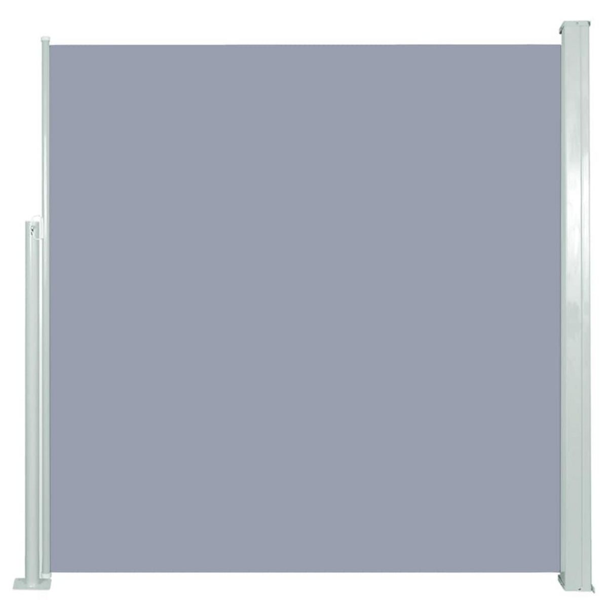 VIDAXL Auvent lateral retractable de patio 140x300 cm Gris
