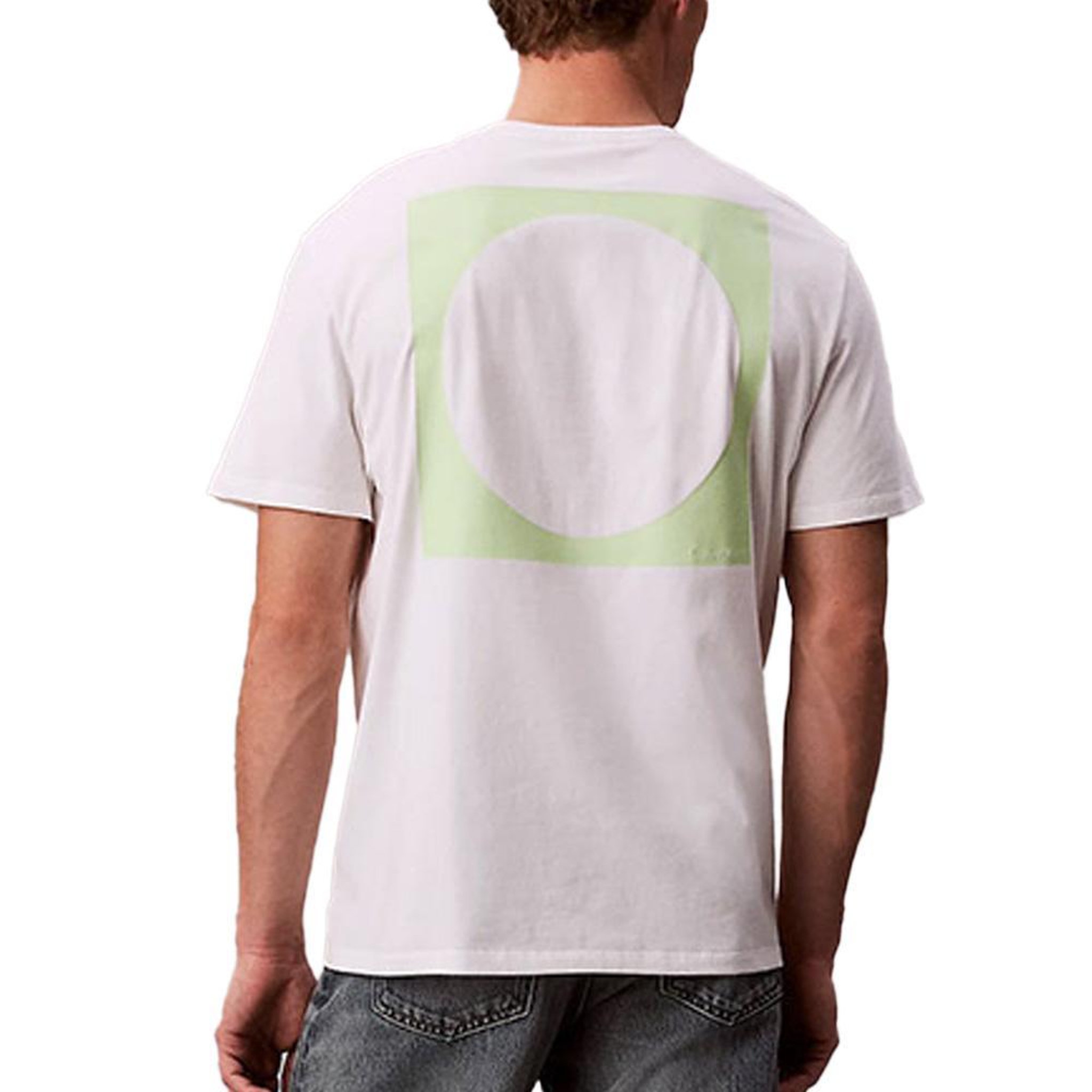 Voir la diapositive 2 : CALVIN KLEIN JEANS T-Shirt Blanc  Homme Calvin Klein Jeans LV04RD810G