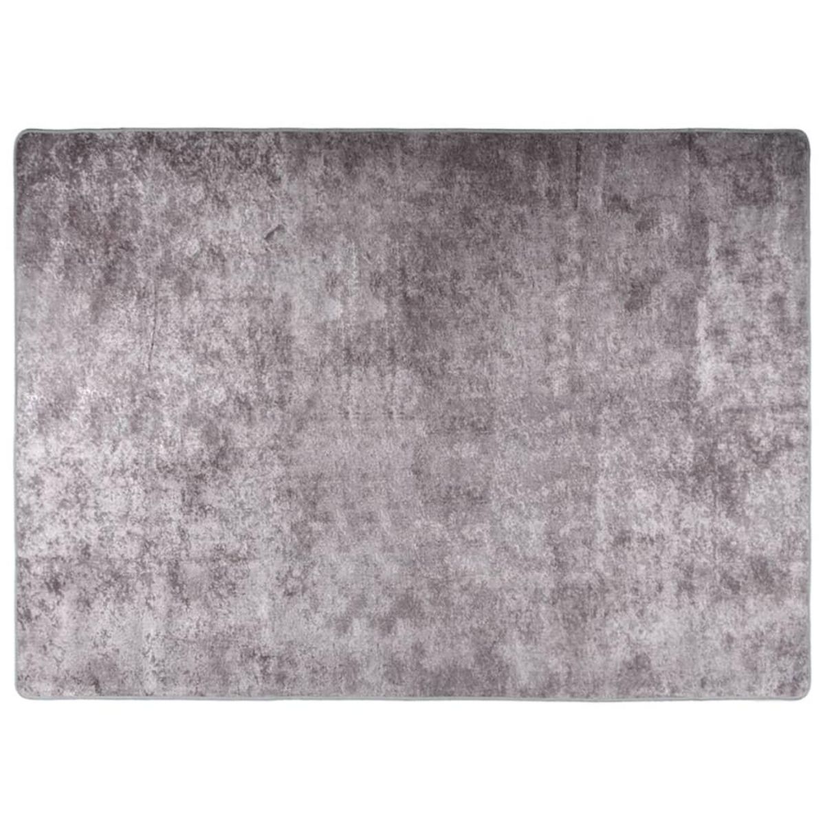 VIDAXL Tapis lavable gris 150x230 cm antiderapant