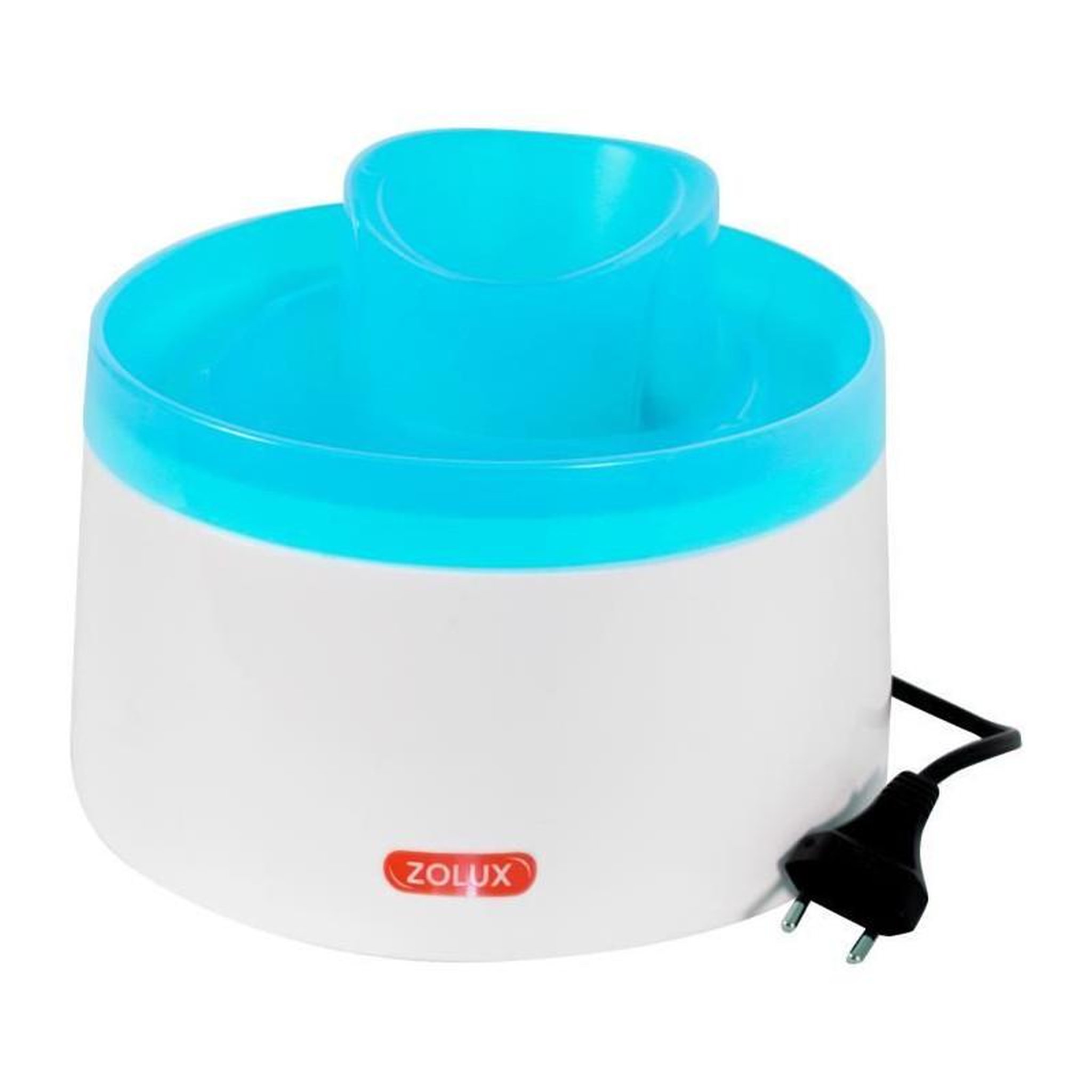 Voir la diapositive 2 : Zolux Fontaine a eau - Zolux - Pour chats et chiens - Avec cartouche filtrante - 2 litres