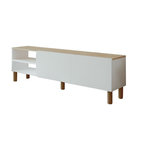 Habitat et Jardin Meuble TV en bois  River  - 150 x 31 x 48 cm - Blanc