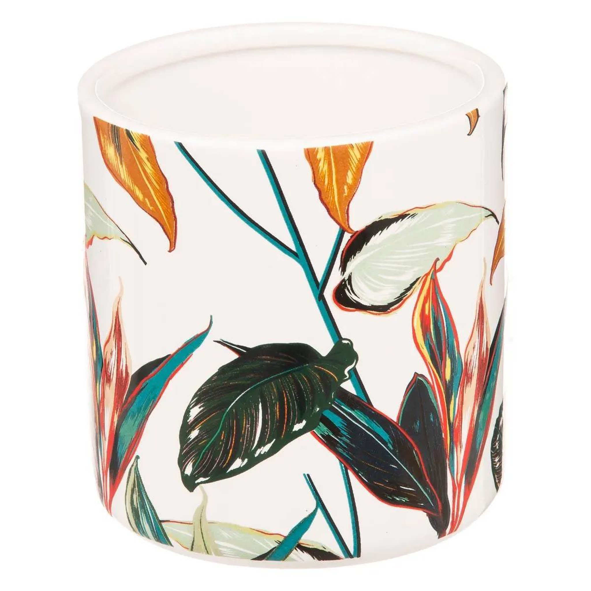 Voir la diapositive 2 : FIVE Pot à coton imprimé  palawan  11cm multicolore