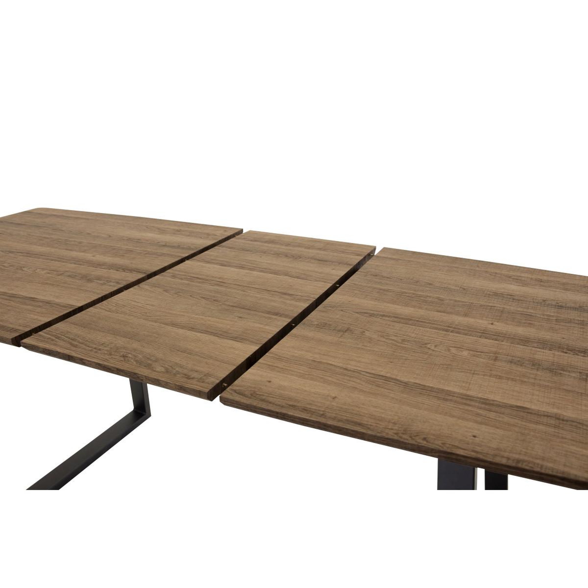 Voir la diapositive 3 : Paris Prix Table à manger extensible  inca  160-200cm marron