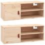 Voir la diapositive 2 : VIDAXL Armoires murales 2 pcs 80x30x30 cm Bois de pin massif