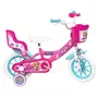 Nickelodeon Vélo 12  Fille Licence  Pat Patrouille à l'effigie de Stella  pour enfant de 3 à 5 ans avec stabilisateurs à molettes - 1 frein