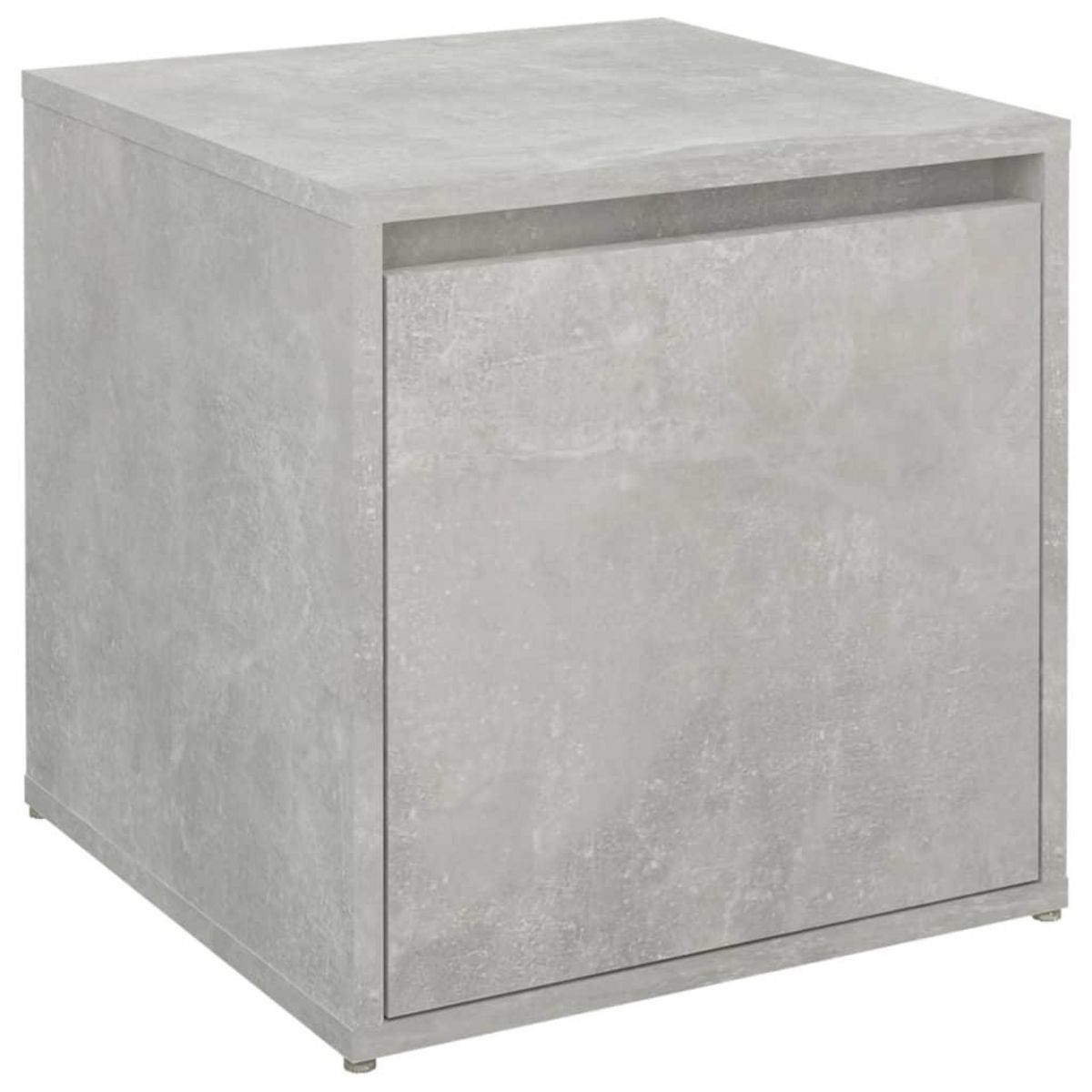 VIDAXL Tiroir boîte Gris beton 40,5x40x40 cm Bois d'ingenierie