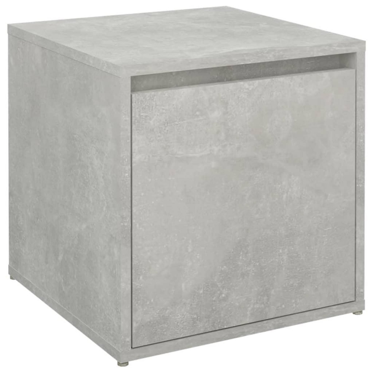 VIDAXL Tiroir boîte Gris beton 40,5x40x40 cm Bois d'ingenierie