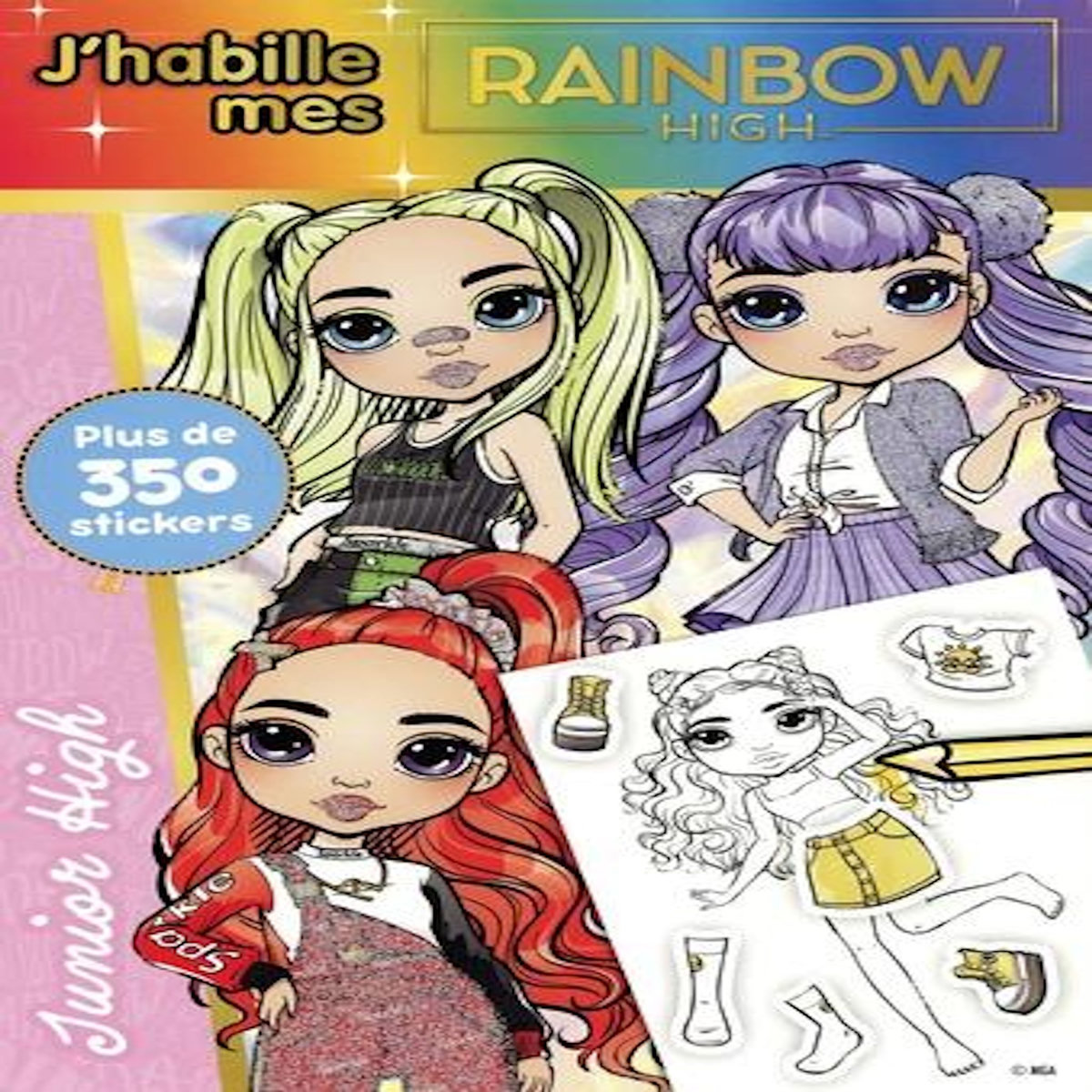 JUNIOR HIGH. PLUS DE 350 STICKERS, Hachette Jeunesse