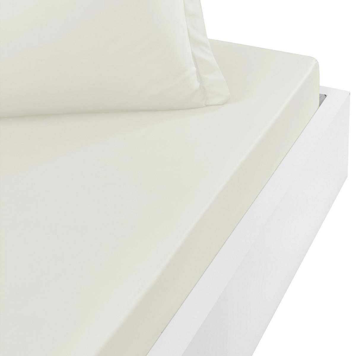 Sensei Maison Drap housse en percale de coton bonnet 30 cm SOFT PERCALE