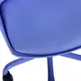 URBAN MEUBLE Chaise de bureau scandinave violet pivotant réglable hauteur d'assise 46-55cm