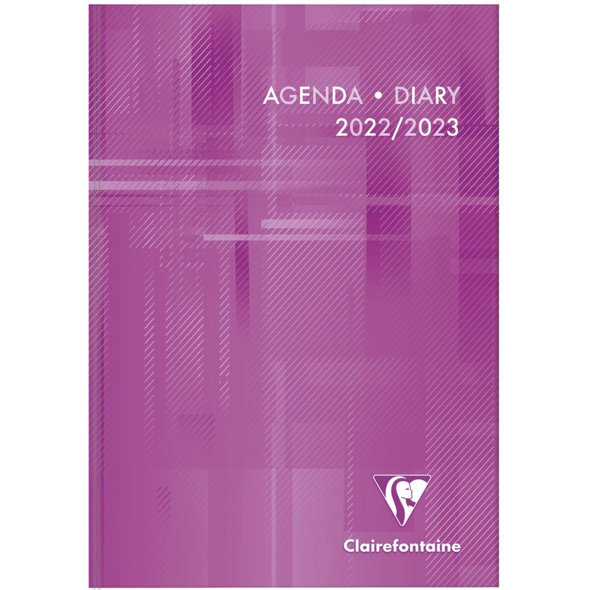 CLAIREFONTAINE Agenda scolaire journalier 12x17cm rose 2022-2023