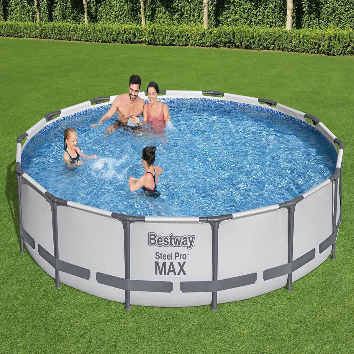 BESTWAY Piscine tubulaire Steel Pro Max ronde 4,27 x 0,84 m - Bestway