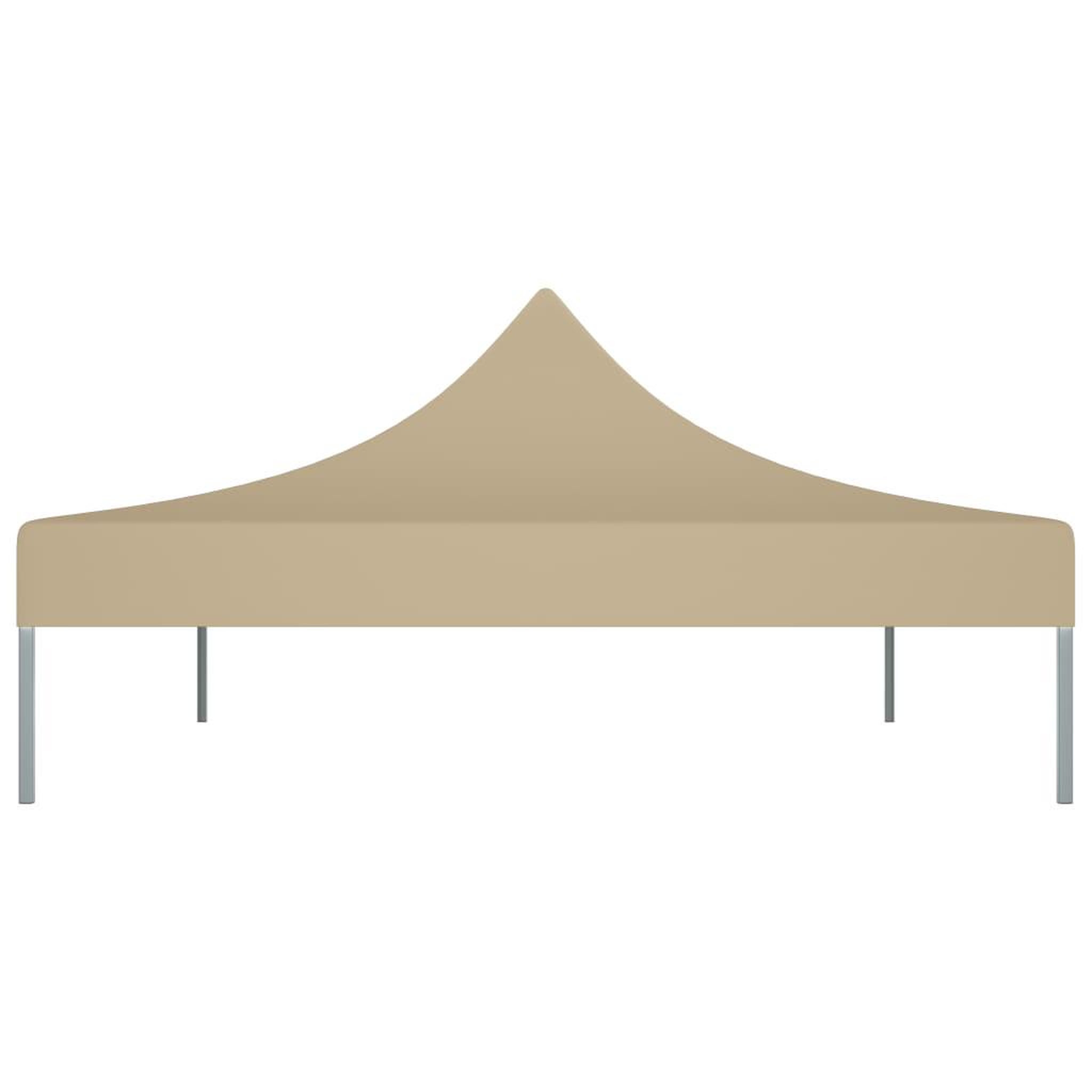 Voir la diapositive 4 : VIDAXL Toit de tente de reception 4,5x3 m Beige 270 g/m^2
