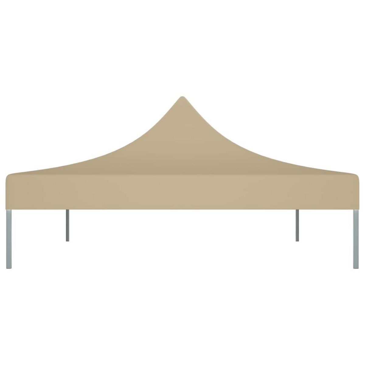VIDAXL Toit de tente de reception 4,5x3 m Beige 270 g/m^2