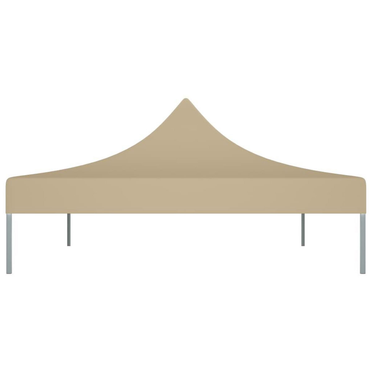VIDAXL Toit de tente de reception 4,5x3 m Beige 270 g/m^2