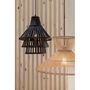 Voir la diapositive 4 : Paris Prix Lampe Suspension en Bambou  Midano  42cm Noir