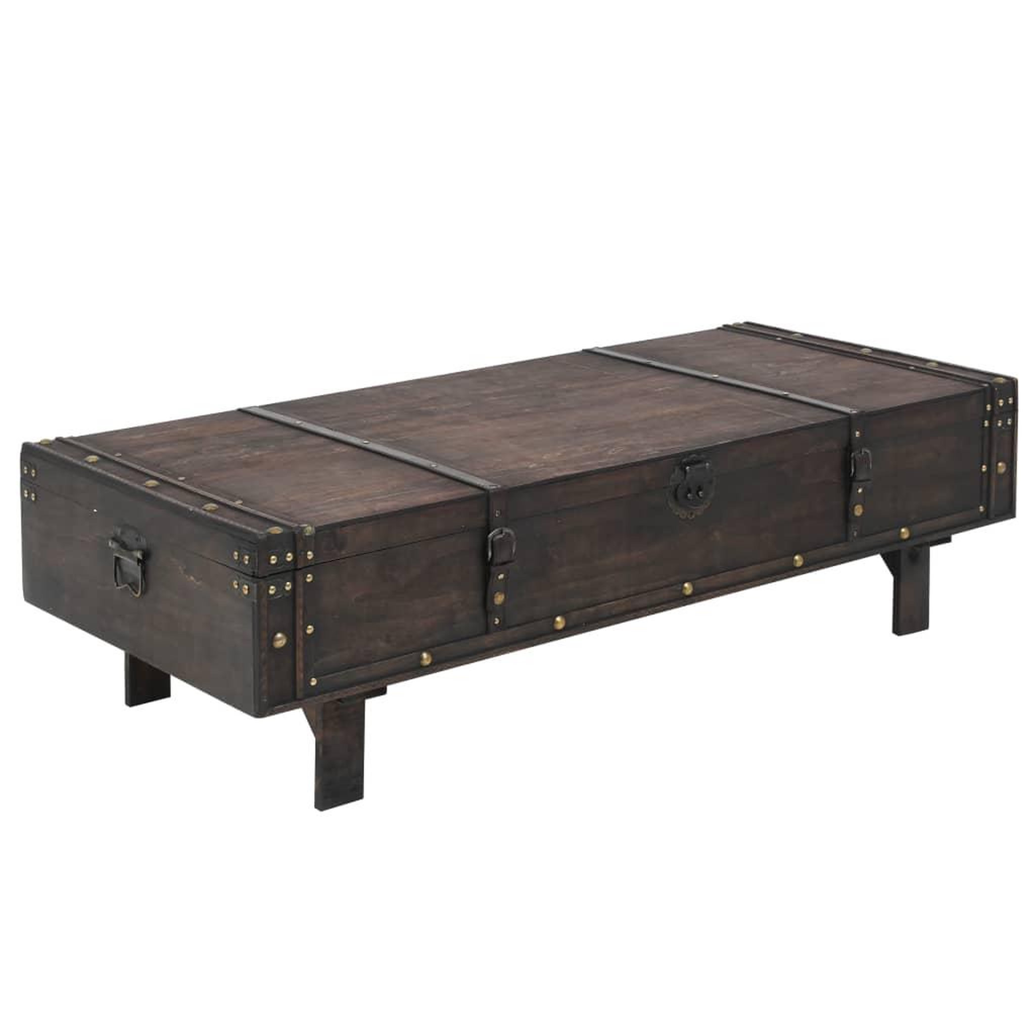 VIDAXL Table basse contreplaque style vintage 120x55x35 cm