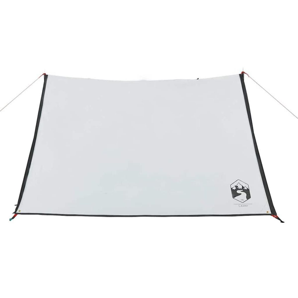 VIDAXL Tente de camping 2 personnes blanc tissu occultant impermeable