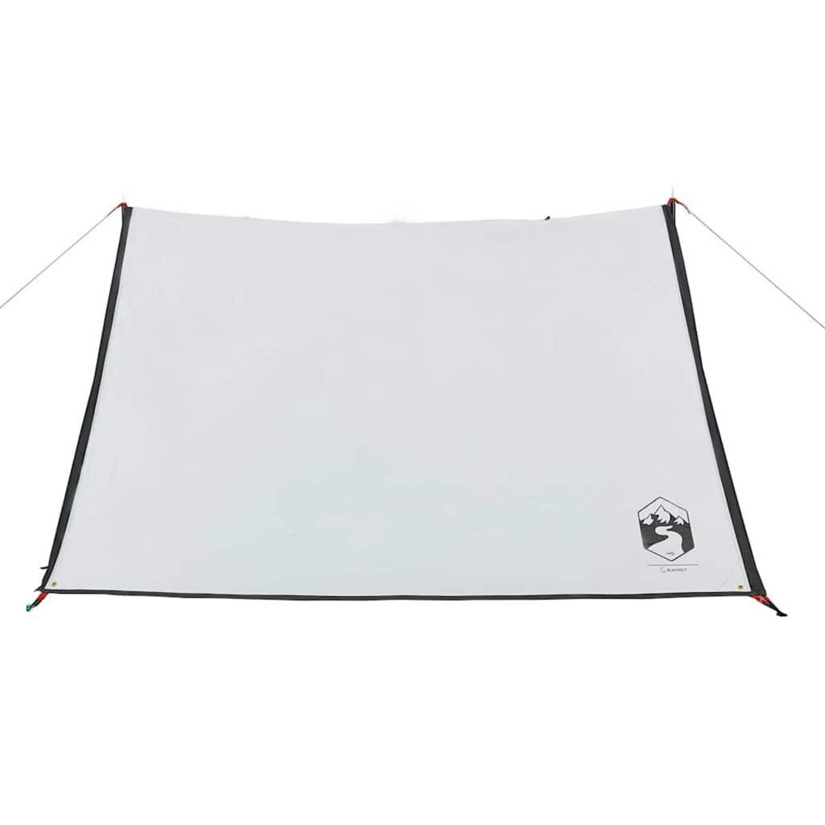 VIDAXL Tente de camping 2 personnes blanc tissu occultant impermeable
