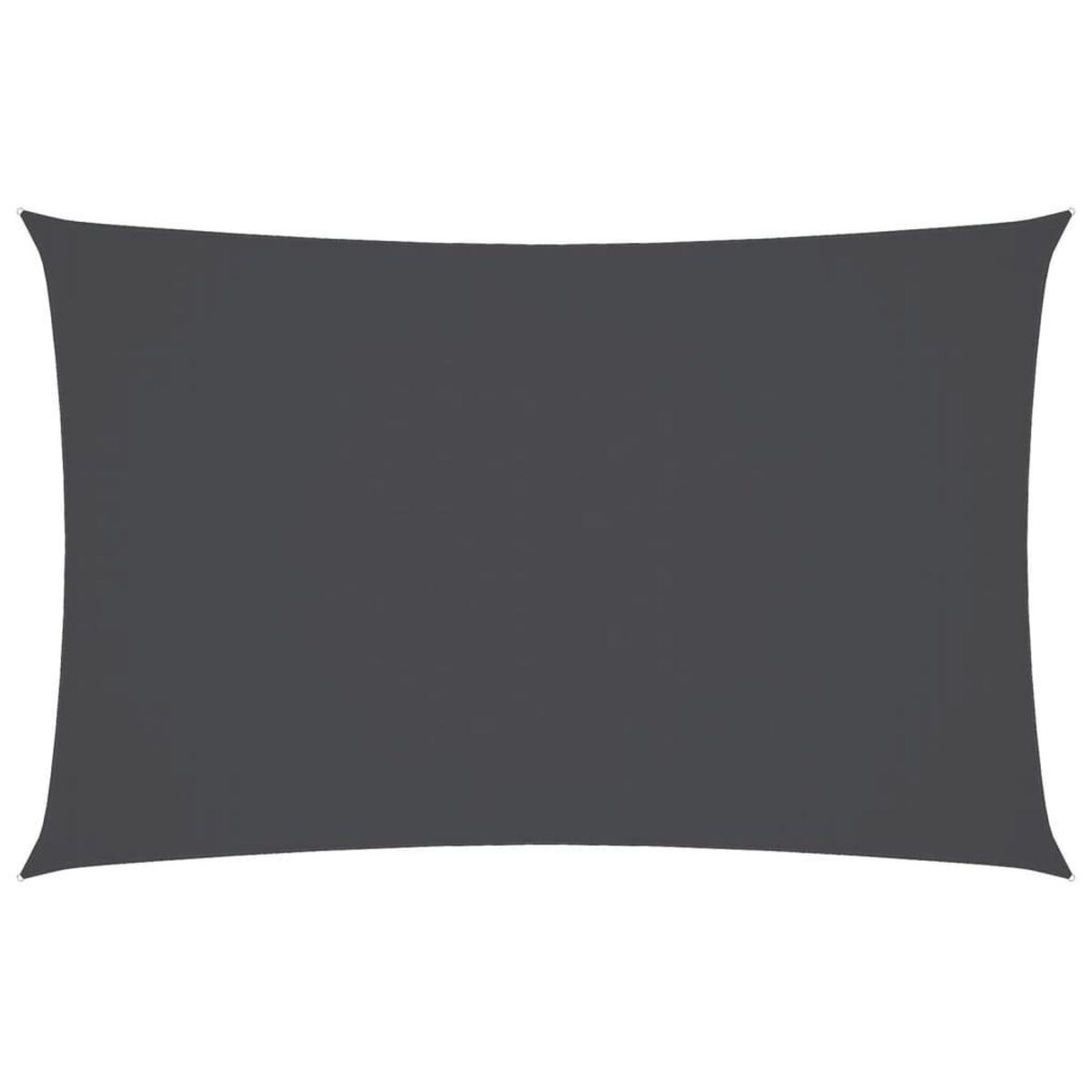 VIDAXL Voile de parasol tissu oxford rectangulaire 3x6 m anthracite