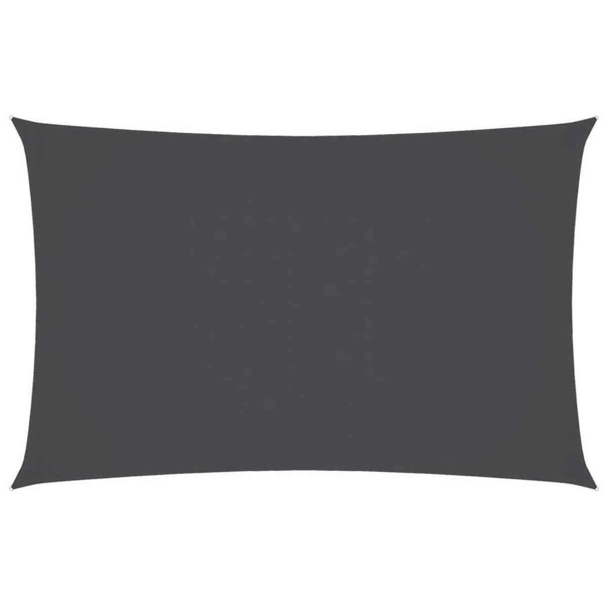 VIDAXL Voile de parasol tissu oxford rectangulaire 3x6 m anthracite