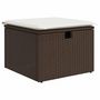 Voir la diapositive 5 : VIDAXL Salon de jardin 8 pcs avec coussins marron resine tressee