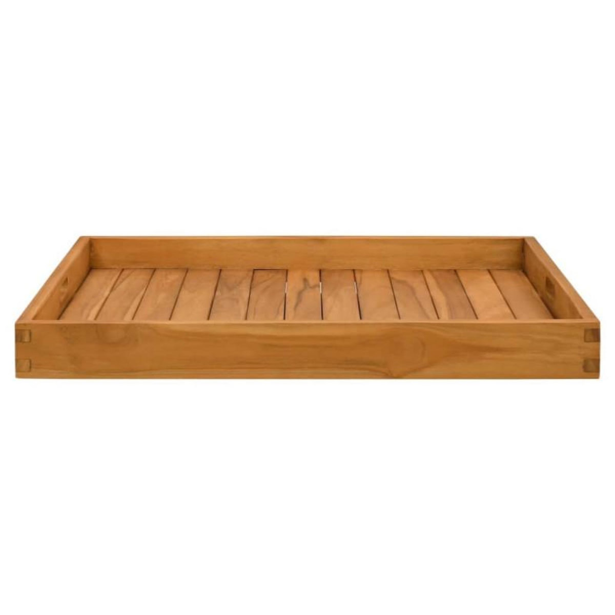 VIDAXL Plateau de service 70x70 cm Bois de teck massif