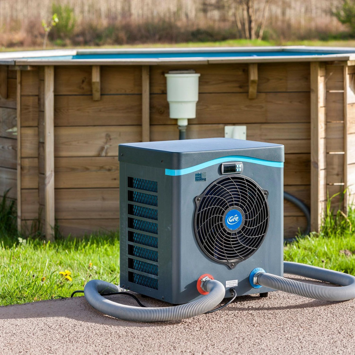 GRE Pompe à chaleur pour petites piscines - Jusqu'à 40m3