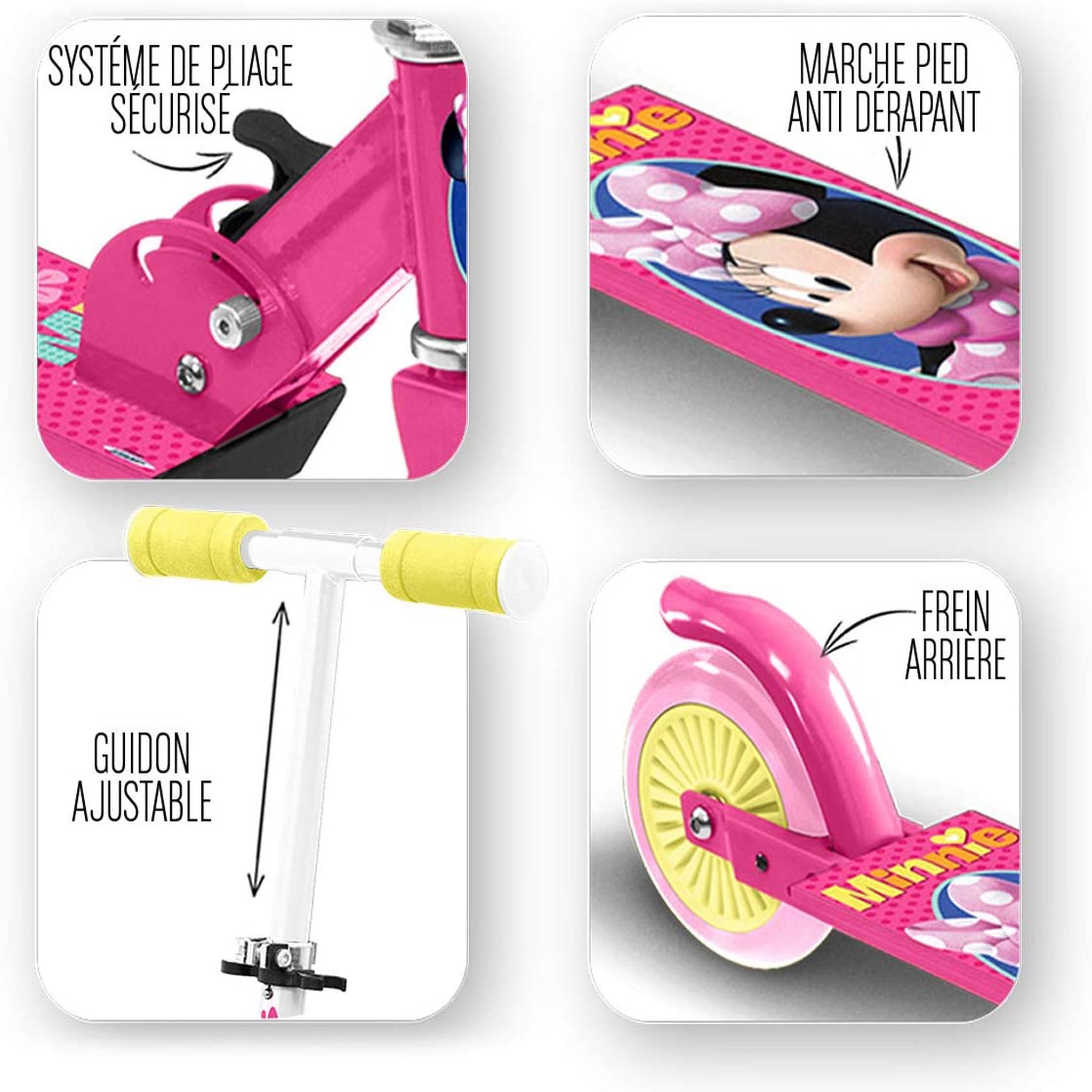 Voir la diapositive 2 : MINNIE Trottinette pliable - Minnie 