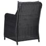 Voir la diapositive 5 : VIDAXL Ensemble a manger de jardin 7 pcs Noir