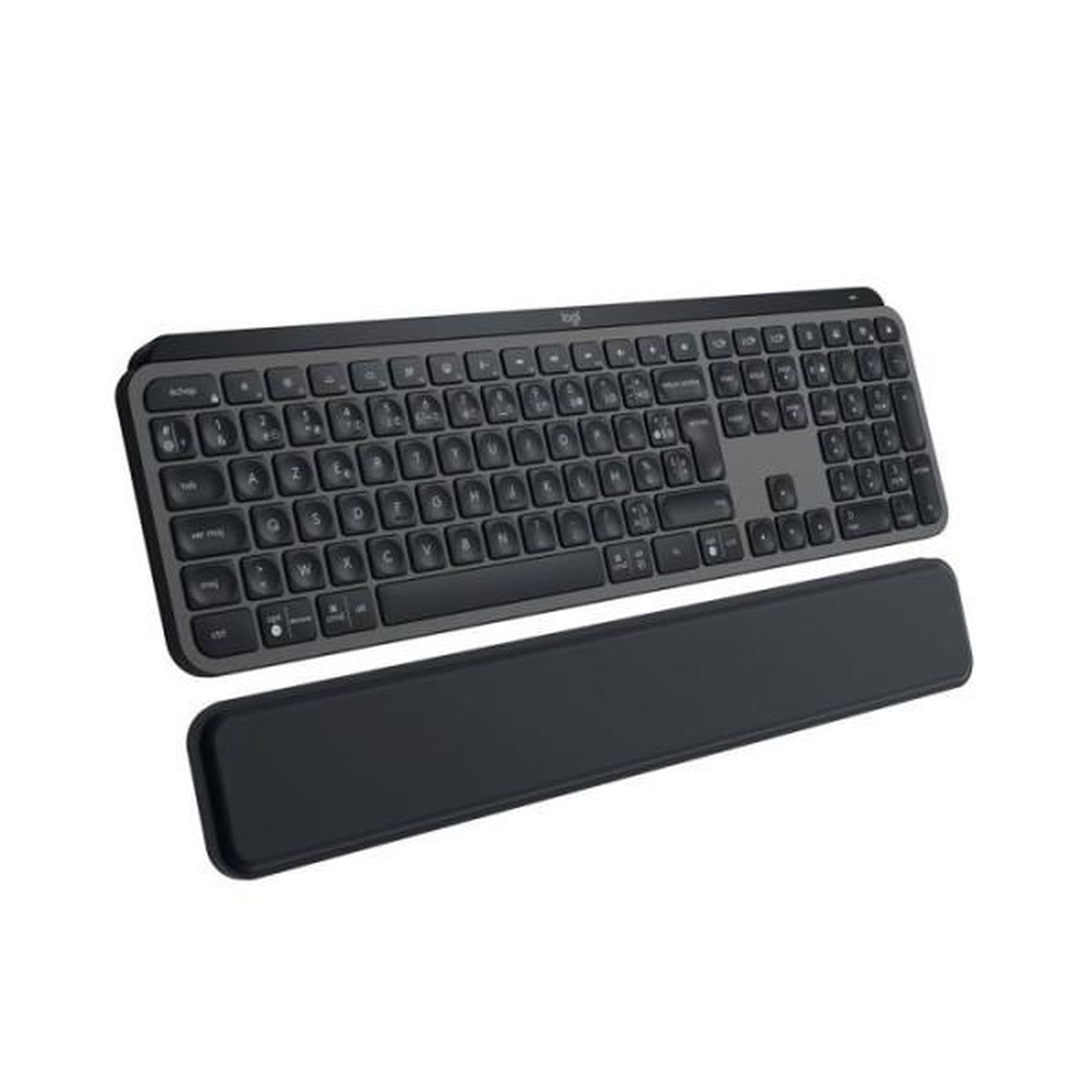 LOGITECH G Clavier - Sans fil - Logitech - MX Keys S Plus- AZERTY - Repose poignet - Noir