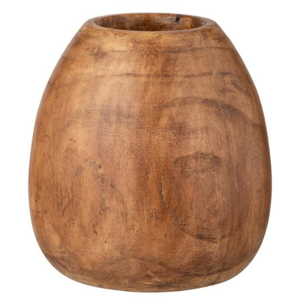 Paris Prix Cache-Pot Déco  Wood Paulownia  26cm Marron